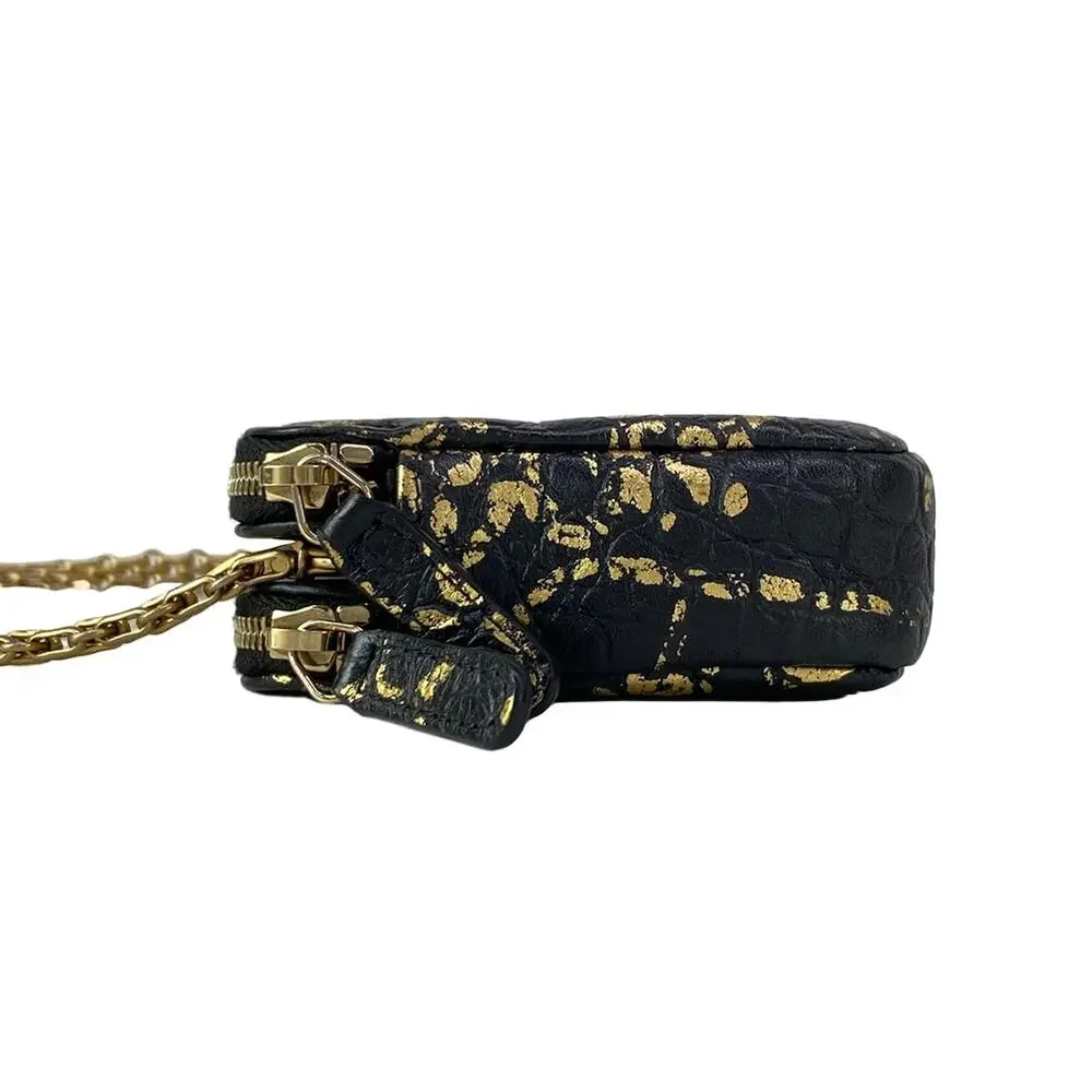 Chanel 2.55 Other Style Wallet A70953 Black Gold